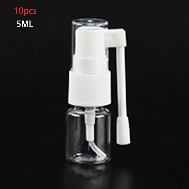 10Pcs Klar Roatation Leere Flasche Nachfüllbar Nasen Zerstäuber Elefanten Nase Sprayer Flüssigkeit Make-Up Wasser