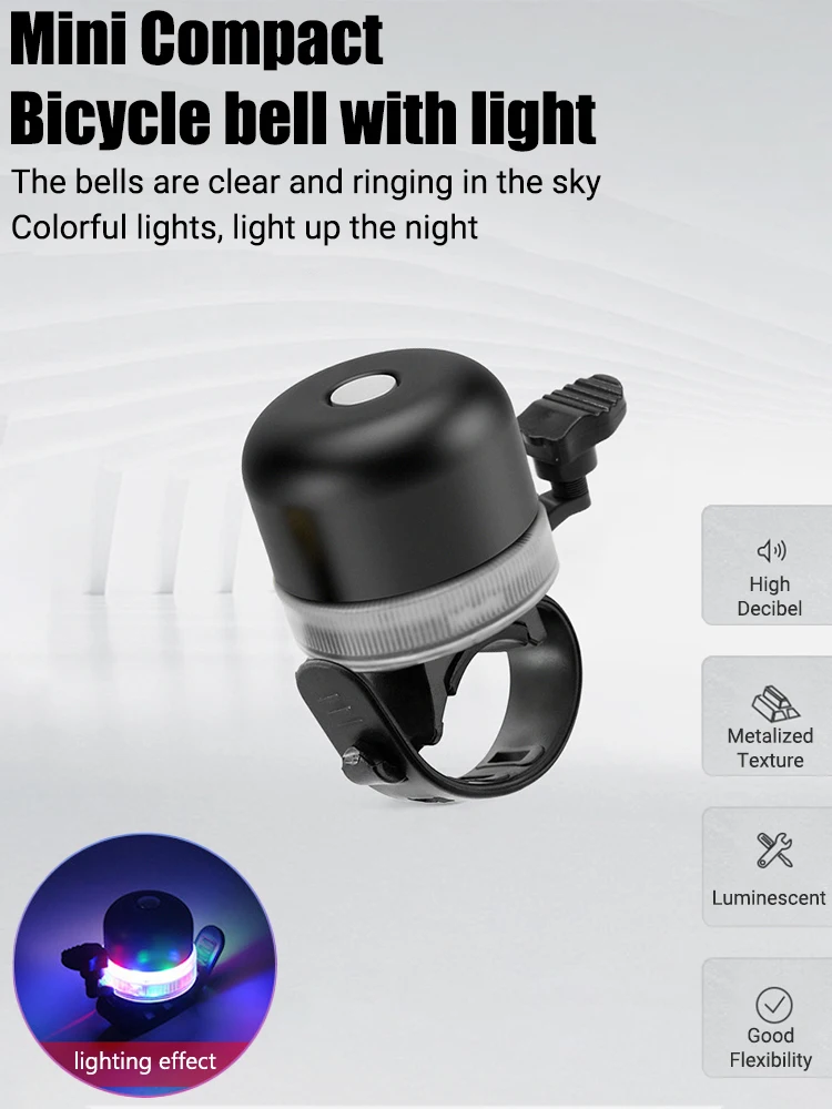 AliExpress NONE Classic Bike Bell for Apple AirTag Case Waterproof Bicycle Bell Mount Handlebar Metal Bicycle Call Bike Accessories Air Tag