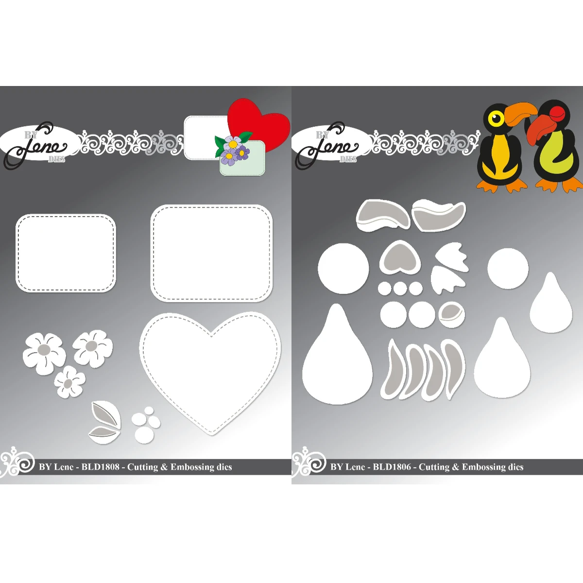 عمود الزجاجة وقوالب القطع المعدنية الجديدة على شكل قلب سجل القصاصات مذكرات الديكور قالب النقش لتقوم بها بنفسك بطاقات المعايدة اليدوية #1