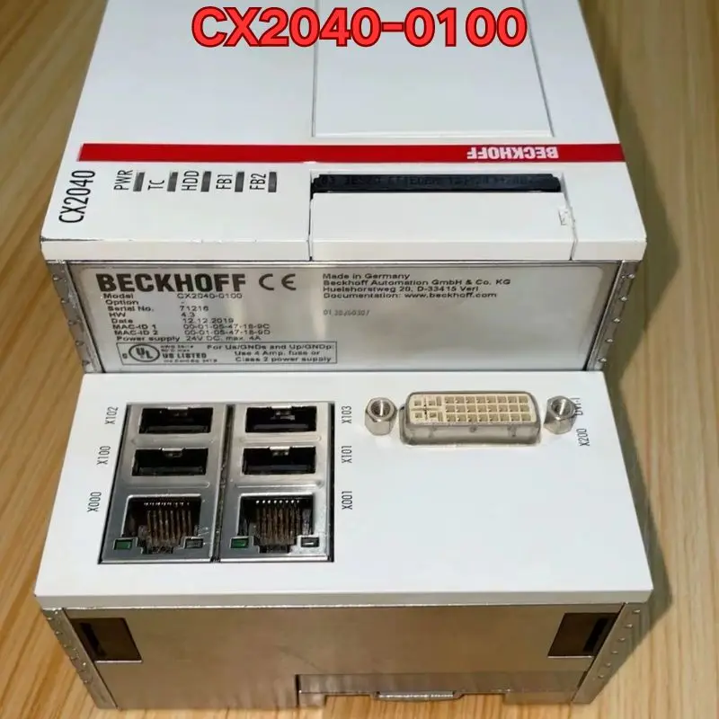 Second-hand disassembled machine slightly used good condition PLC module CX2040-0100