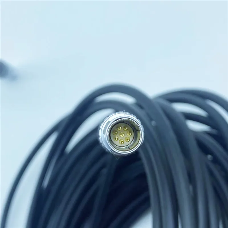 تنطبق على Leica Total Station Connect PC والبطارية الخارجية TS/TM30/50/60 data rs232 كابل Y التسلسلي 8pin إلى 5pin وDB9/F #2