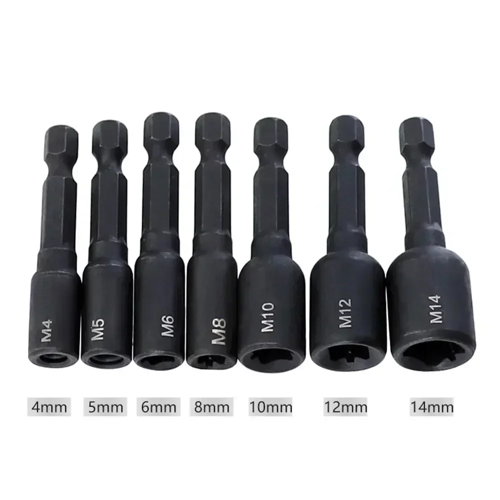 Imagem -04 - Adaptador de Soquete de Torneira de Parafuso Mais Firme Barra de Extensão Haste Hexagonal de para Furadeira Elétrica M6-m14 Fabricação de Moldes Diy