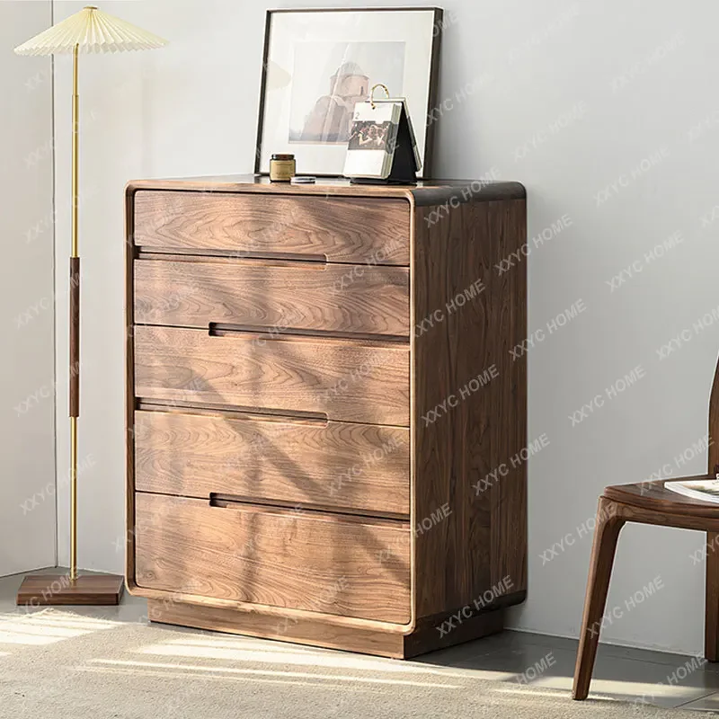 

Z Комод из черного ореха, простой современный комод для гостиной