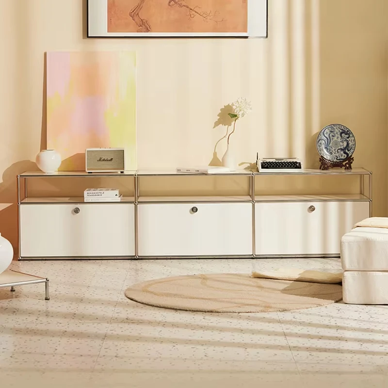 Lagerschrank Sideboard Haller Schrank Lagerregal Modul Modulare DIY Möbel Edelstahl Metallplatte