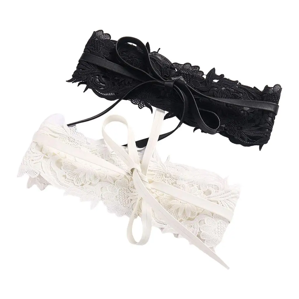 Women Lace Waist Belt Wrap Around Tie Obi Waistband Boho Women Belt