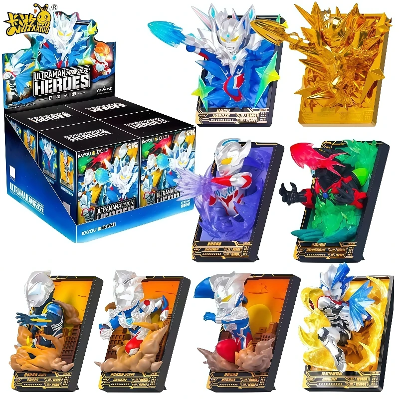 

KAYOU Official Genuine Ultraman Series Doll Card Anime Peripheral Children's Festival Gift Collection Toy Doll Card Original Box