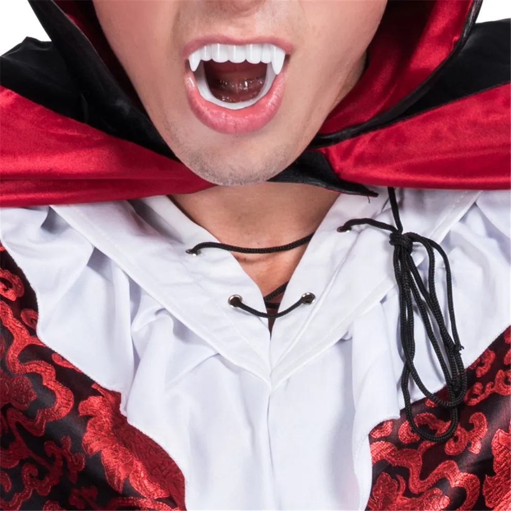 Costume de Vampire de luxe pour hommes, avec cape, tenue d'halloween pour carnaval, robe fantaisie de pâques