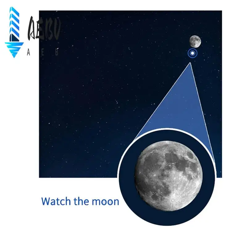 

AEB0-Бинокль 50X50 Профессиональный охотничий телескоп HD для кемпинга, уличный бинокль с измерителем расстояния