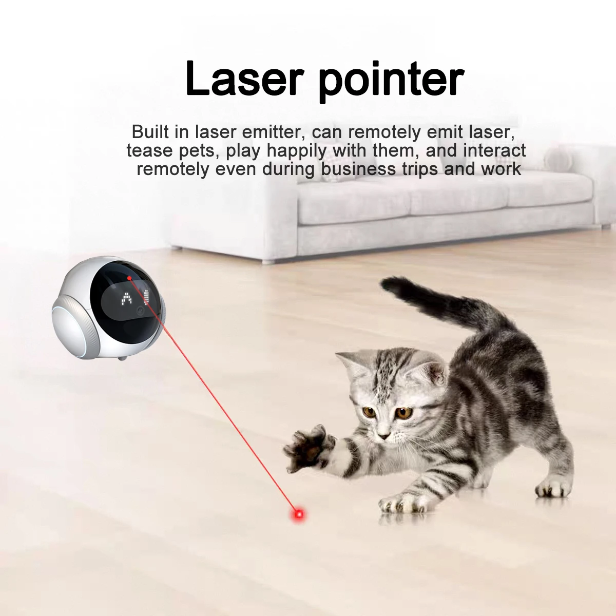 AIOOK Smart Robot Camera 5G WiFi HD 2K Camera Pet Tracking Laser Indicator TUYA Pet Camera Auto Charging Auto Obstacle Avoidance