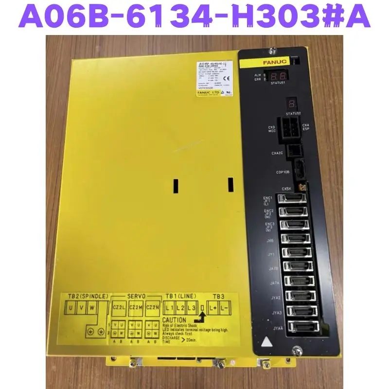 Second-hand A06B-6134-H303#A A06B-6134-H303 Shipped Quickly Servo Drive Amplifier Module Tested OK
