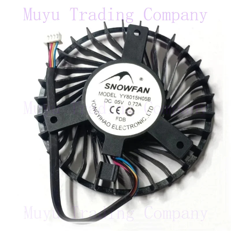 

Для SNOWFAN YY8015H05B equilateral, расстояние между отверстиями 45 мм, а, постоянный ток 5 В, большой объем воздуха, 4-проводной охлаждающий вентилятор