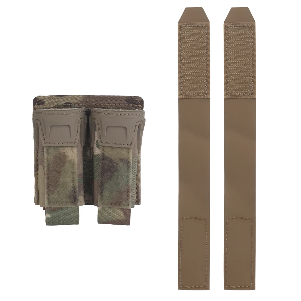 NEW 9MM Double Mag Pouch Agilit Style Pincers Pistol Magazine Pouch MOLLE Quick Release Airsoft Hunting Vest Tactical Belt Gear