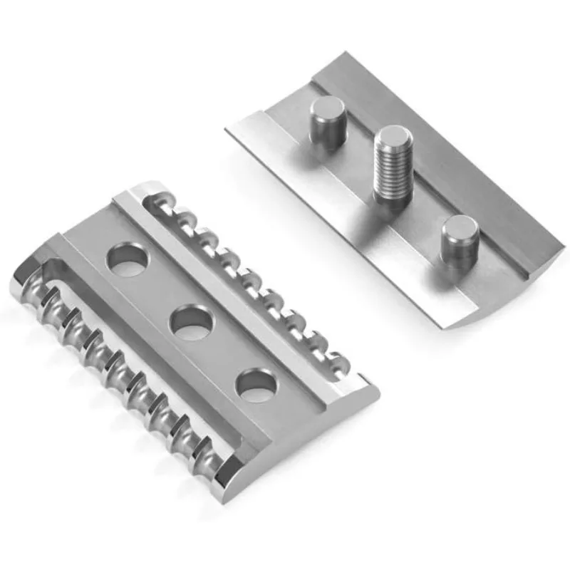 Безопасная бритва из нержавеющей стали MÜHLE TRADITIONAL Grande (открытая расческа)