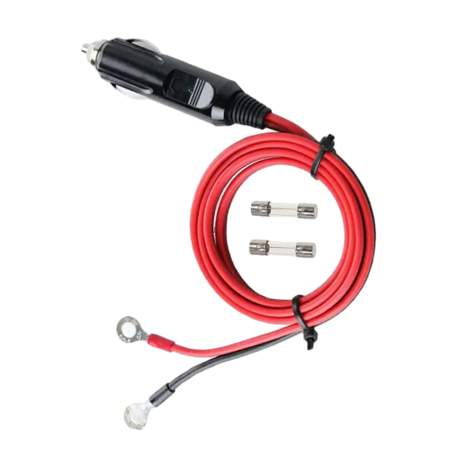 Generyczna zapalniczka męski Adapter 1M wtyczka złącze przewodu kablowego akcesoria samochodowe wytrzymały kabel falownika 16AWG — zdjęcie 6