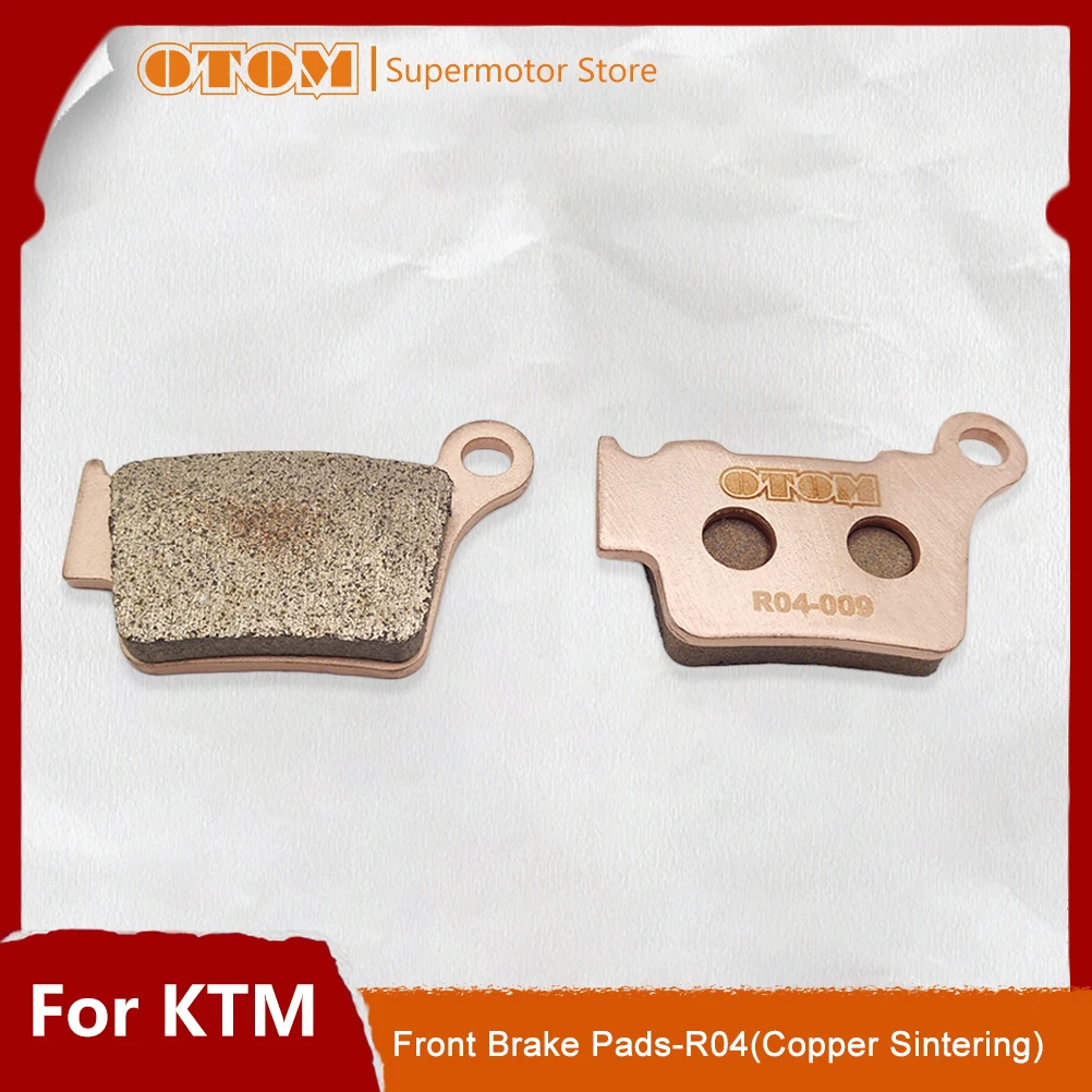 OTOM Motorcycle Rear Brake Pads Copper Sintering Braking Disks For KTM SX SXF XC XCF XCW EXC MXC HUSQVARNA FC FE TC TE 250 Bikes