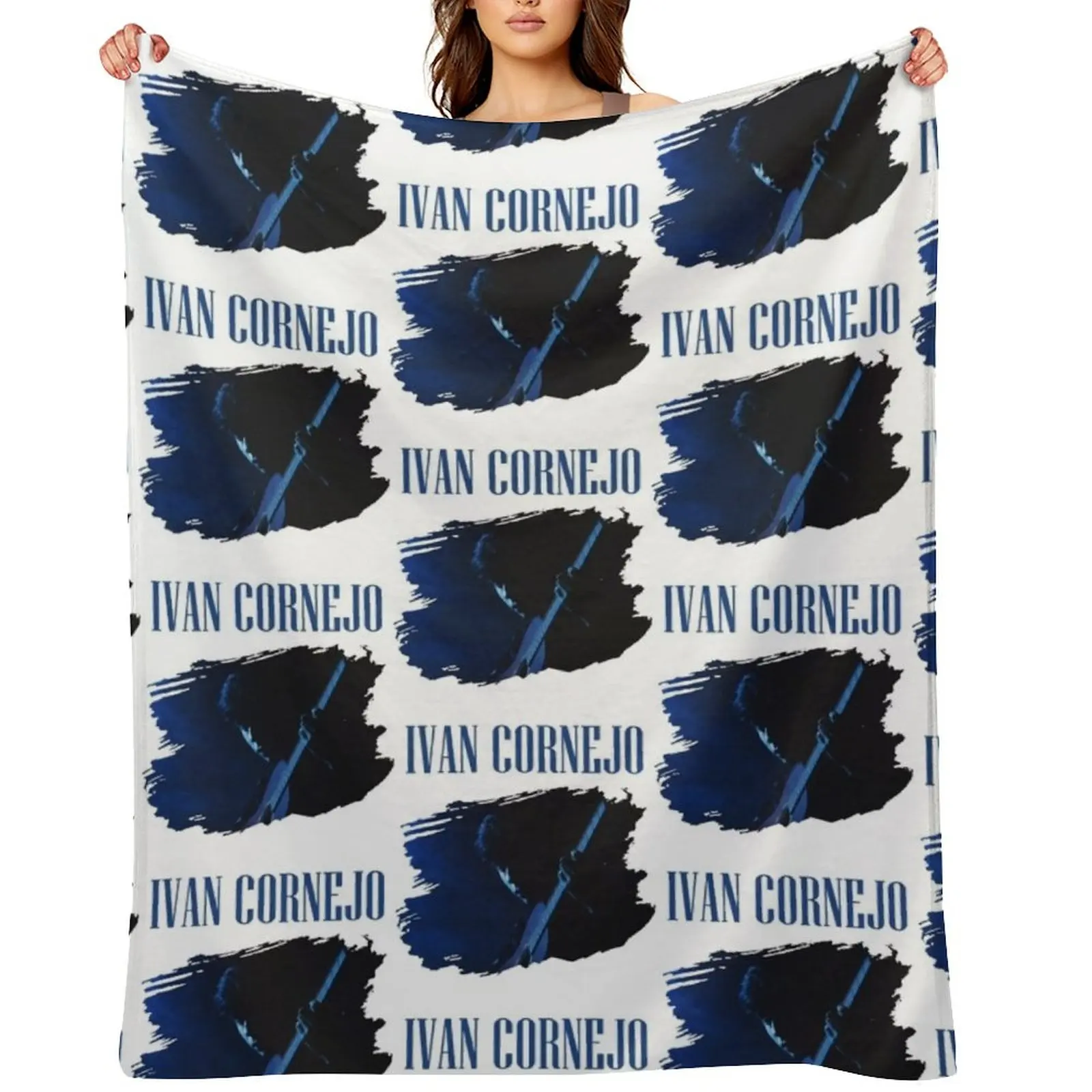 

Ivan Cornejo Photo With Text v2 Throw Blanket Luxury Throw Loose Soft christmas gifts Blankets