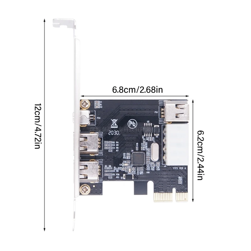4-портовая плата расширения PCIE X1–1394 PCIE 1X–1394, 4-портовая плата видеозахвата