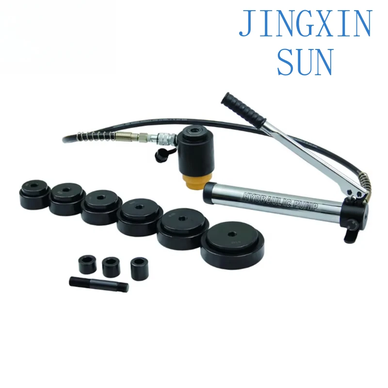 Sky-15 Round Die Metal Sheet Knockout Punch Driver Hole Digger Punching Tool Hydraulic Puncher Tools with Hand Pump