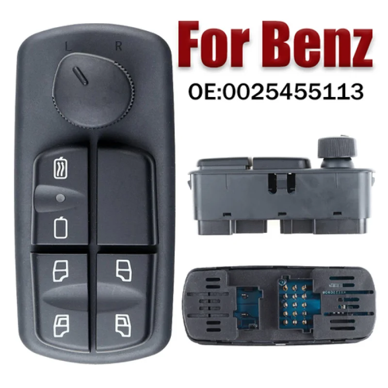 

A+ ABS Car Window Control Switch 0025455113 A0025455113 0035455113 For Benz Truck