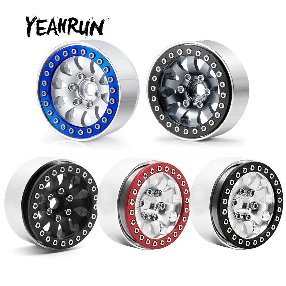 

YEAHRUN 1/4 шт. 1,9 дюйма алюминиевый сплав Beadlock Колесные диски Hub 25 мм для Axial SCX10 D90 TRX-4 1/10 детали для радиоуправляемых моделей автомобилей на гусеничном ходу