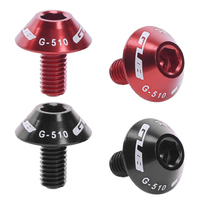 2pcs/lot GUB Water Bottle Cage Bolts G-510 Bicycle Bike Kettle Rack Fixed Screws Biking Portable Dustproof Cycling Part