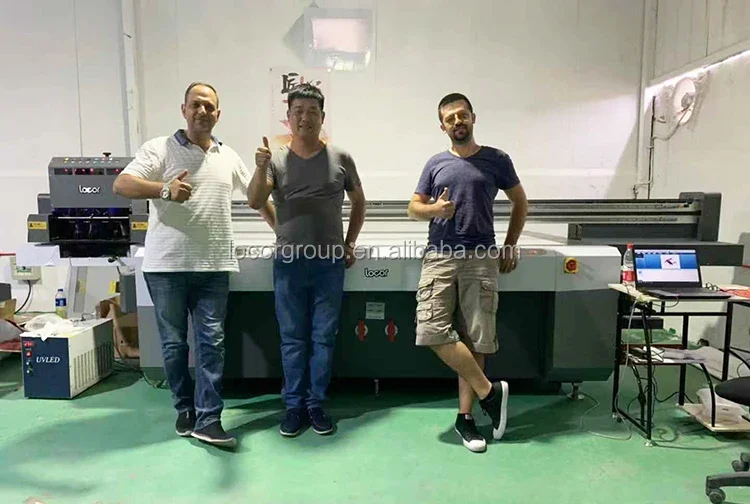 Locor 2513 uv flatbed printer Ricoh Gen5 Gen6 head large format board glass door printing machine