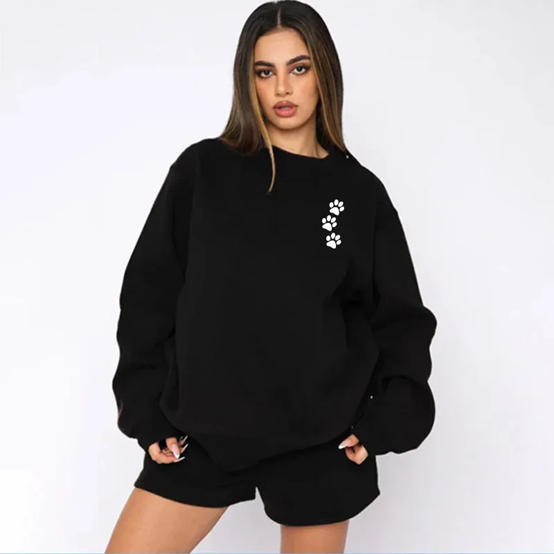

Fashion Woman Clothing High Quality Sweatshirts Loose Sport Versatile Comfortable Tops Hot Sales Simplicity Daily Casual Women's