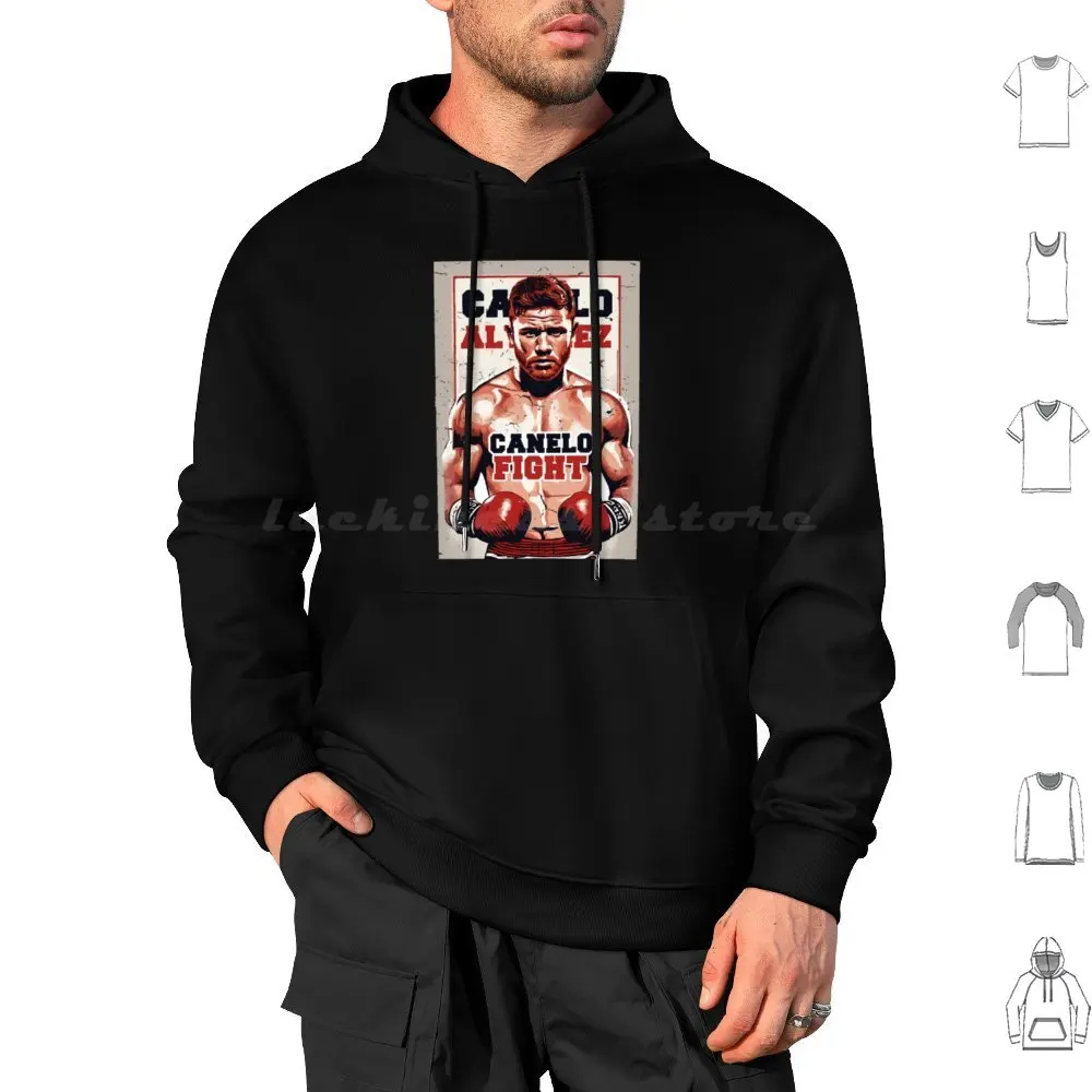 Vintage Canelo Fight Strongman Of Canelo Alvarez Boxing Hoodies Long Sleeve Canelo Fight Canelo Alvarez Canelo Boxing