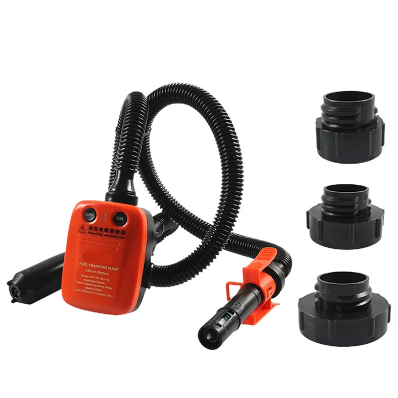 

AB56-Car Fuel Transfer Pump Leak Protection Transfer Pump Oil Water Fuel Transfer Accessories Outdoor Portable Oil Pump