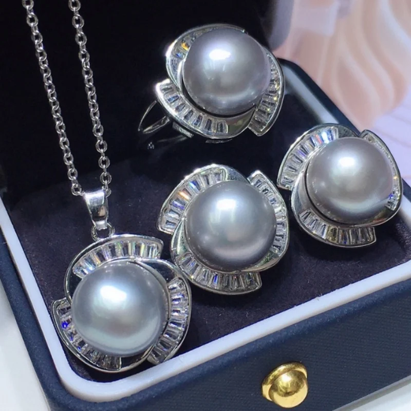 splendido-set-di-anelli-per-orecchini-pendenti-con-perle-grigie-del-mare-del-sud-aaaaa-da-8-9-mm-in-argento-925