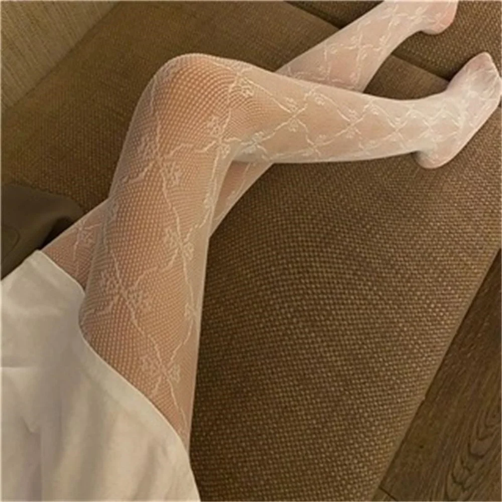 Sexy Stockings Pantyhose Open Crotch Pantyhose Stockings Tights Fishing Net Stockings Non Slip One-piece Tights Women Lingerie