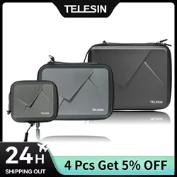 TELESIN Storage Bag Protective Case for DJI OSMO Action 5 Pro 4 3 Accessories Shockproof Hard Shell Action Camera Accessories