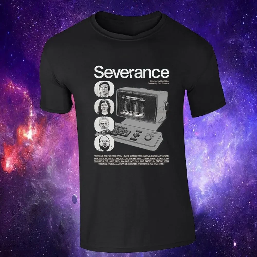 العمل غامض ومهم لومون سيفيرانس برنامج تلفزيوني الكبار تي شيرت كامل سلسلة المشجعين Harajuku الجرافيك تي شيرت القطن المحملة