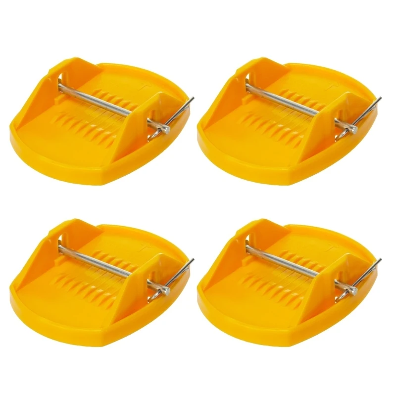 4Pack Leg Stabiliser Pads with Pins for Uneven Terrain Heavy Duty Enhanced Stability Secure Ground Placement T3EF