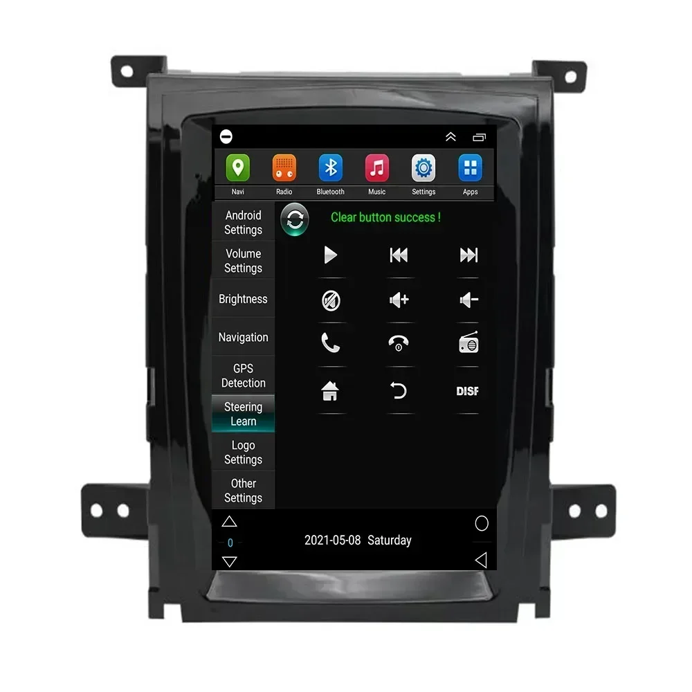 Para Cadillac Sevilha STS SLS 2007 -2012 ​ Rádio automotivo Android Tesla estilo 2Din receptor estéreo Autoradio reprodutor multimídia GPS Navi