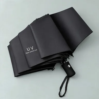 Fully automatic folding UV thickened vinyl sunscreen sunshade umbrella sun umbrella