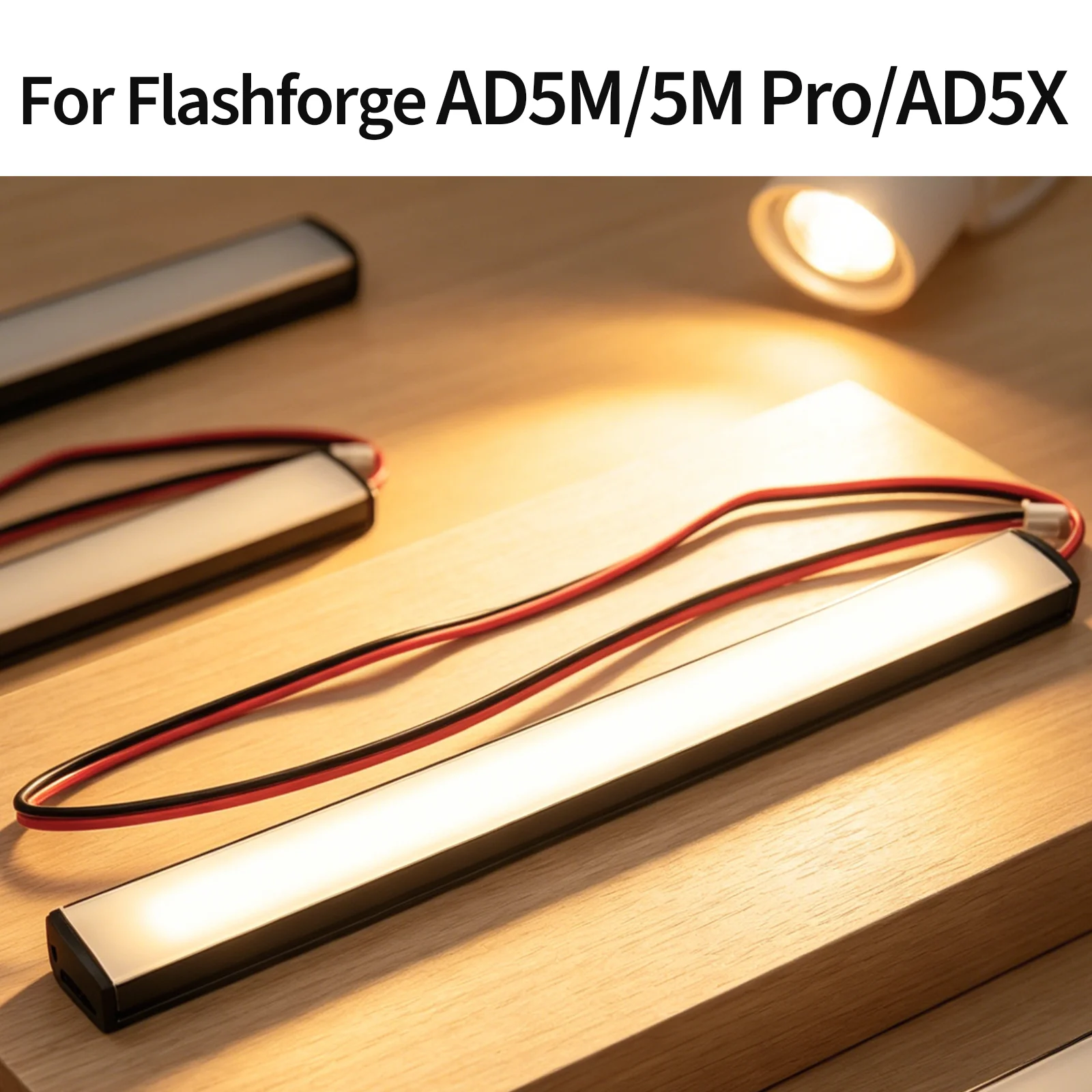 

24V Magnetic Adsorption installation LED Double light strip For Flashforge Adventurer 5M AD5M AD5M Pro AD5X High Brightness