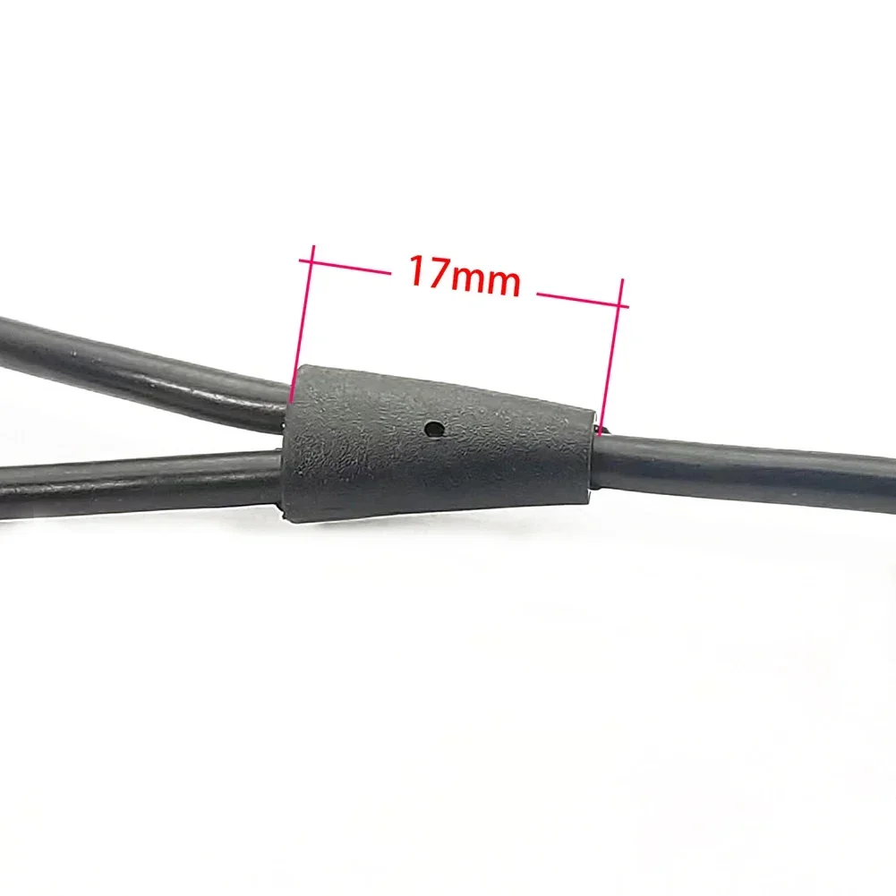 

1 pc brake sensor cable E-bike Y Splitter Cable Scooter Brake Sensor 1 To 2 2 Pin ABS Black For E-Bike Scooter accessories