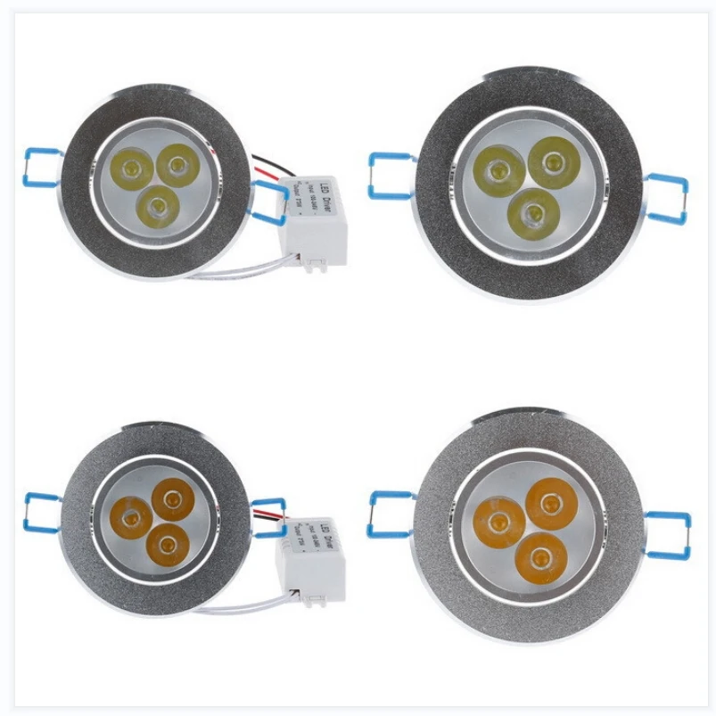 

3W 4W 5W LED Spot LED Downlight Dimmable Bright Recessed decoration Ceiling Lamp 110V 220V AC85-265V