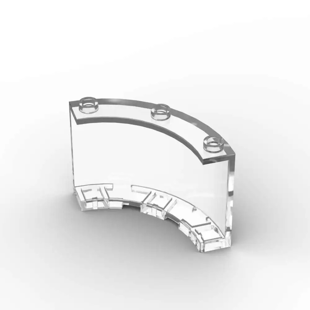 MOC 10 Uds 4041 cilindro cuarto 4x4x3 Kit de bloques de construcción Panel casa partículas de ladrillo juguetes educativos para montar regalos de cumpleaños