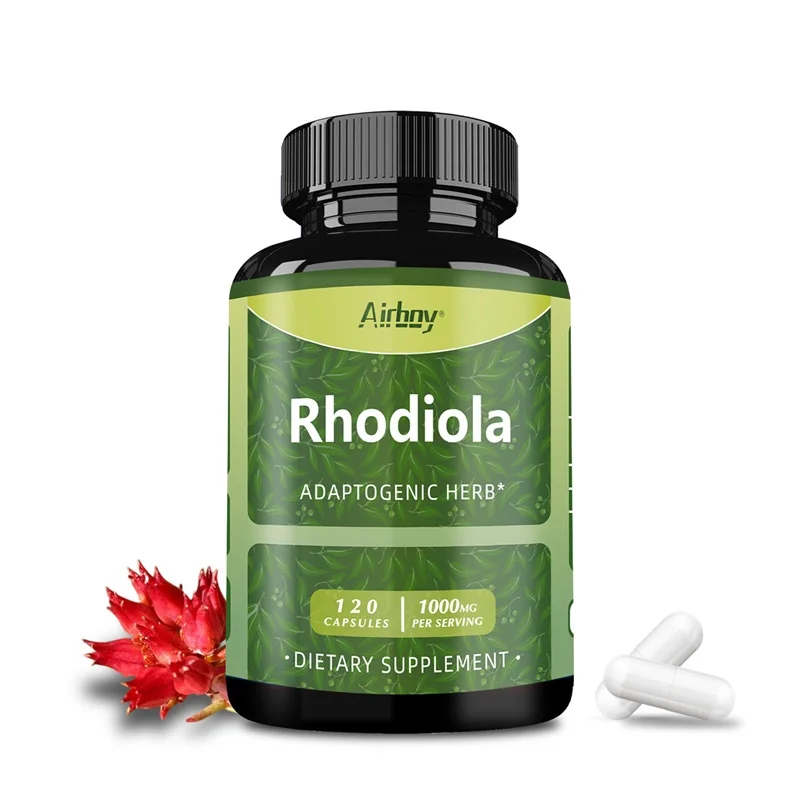 

Rhodiola Capsules - Helps Relieve Stress, Enhance Mood, Focus and Energy