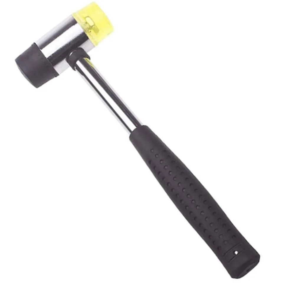 

Small Rubber Mallet Hammer – 25 mm Lightweight Double-Sided Rubber and Plastic Head | Non-Slip Ergonomic Grip | Durable, Scratch