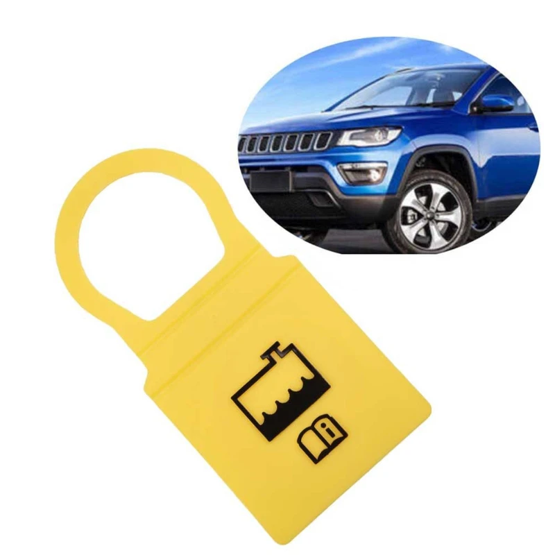 1pc Yellow Radiator Coolant Reservoir Tank Cap Suitable for Jeep Cherokee Wrangler Secondary Kettle Lid Glass Storage Tank Lid - view 3