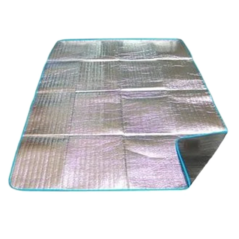 300*300cm Single & Double Sided Aluminum Film Dampproof Pad Anti-moisture Outdoor Camping Picnic Mat Tourist Family BBQ Travel