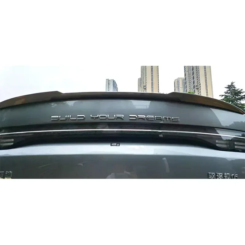 Spoiler for BYD King Destroyer 05 Black Exterior Decorative Rear Wing 2022 2023 2024 Car Tail Fin Accessories