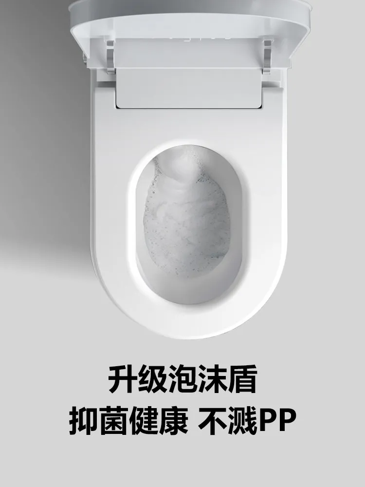 Inteligentna toaleta dwufunkcyjna do kucania i siedzenia, automatyczne otwieranie typu clamshell, piankowy ekran ochronny, brak ograniczeń ciśnienia wody, zintegrowana wanna.