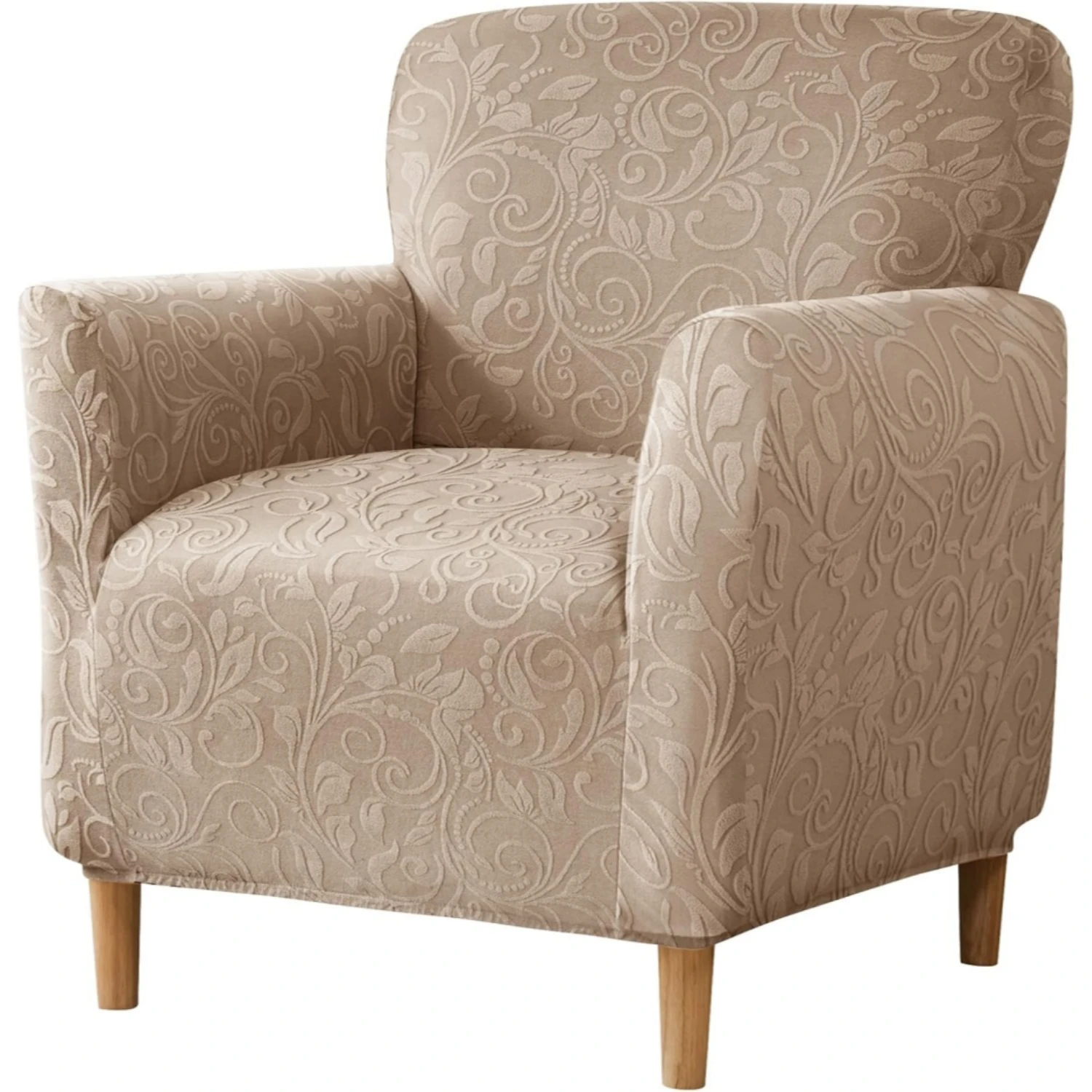 Stretch Modern Banquet Armchair Slipcover 1-Piece Accent Chair Covers with Arms Soft Chair Slipcovers for Living Room