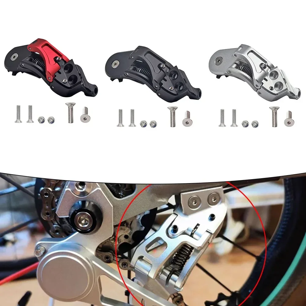 Enhance Appearance Bicycle Rear Derailleur 5/6/7 Speed Tensioner Anti-corrosion Fashionable Lightweight Design