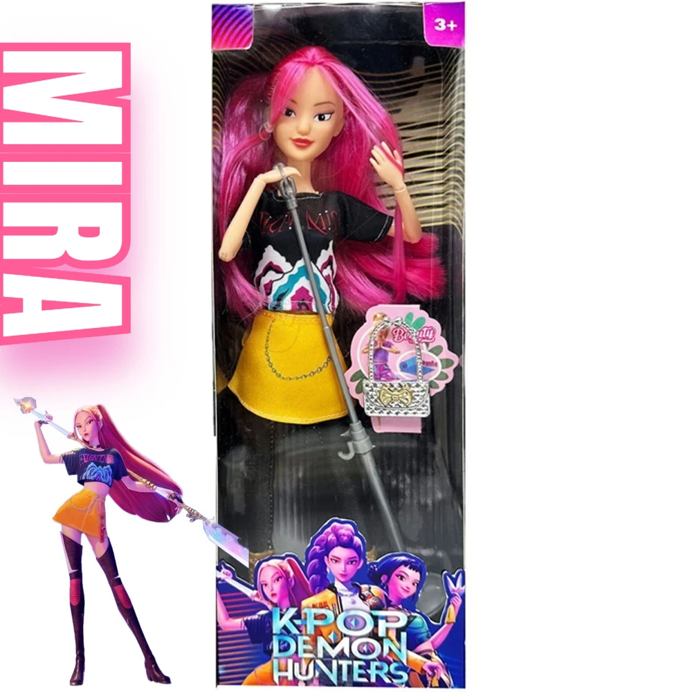 

Kpop 2026, охотники на демонов, новая группа для девочек, резиновая кукла с высоким внешним видом, подвижная кукла, детский подарок-сюрприз на день рождения