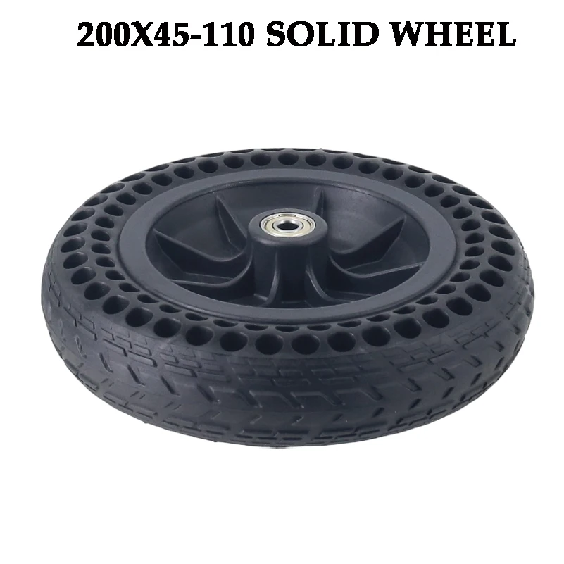 8'' Vollgummi-Reifen 200x50 200x45-110 für Elektroroller Rollstuhl-Teile Komplettrad 8mm